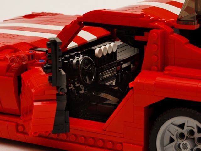 Еще один суперкар Lego - Dodge Viper GTS